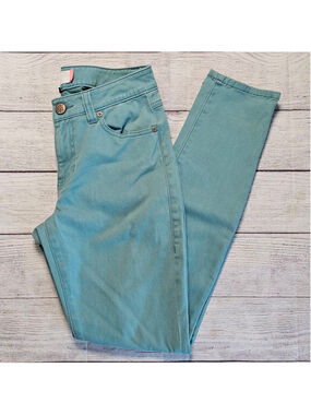Cabi sz 6 curvy skinny jeans, aqua